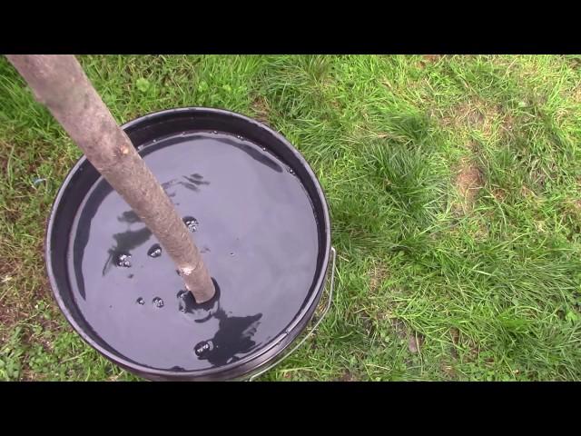 Rubber Coat #57 Roof Tar How to Tar a Roof CHEAP!