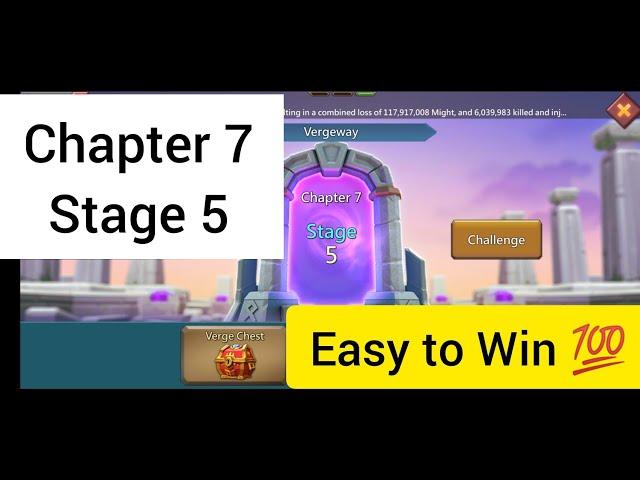 Vergeway Chapter 7 Stage 5 | Lords mobile