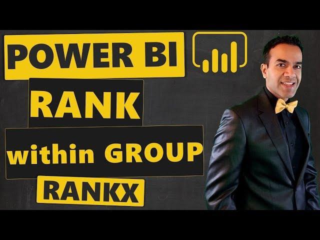 Power BI Rank Within a Group Using the RANKX Function #Q&A