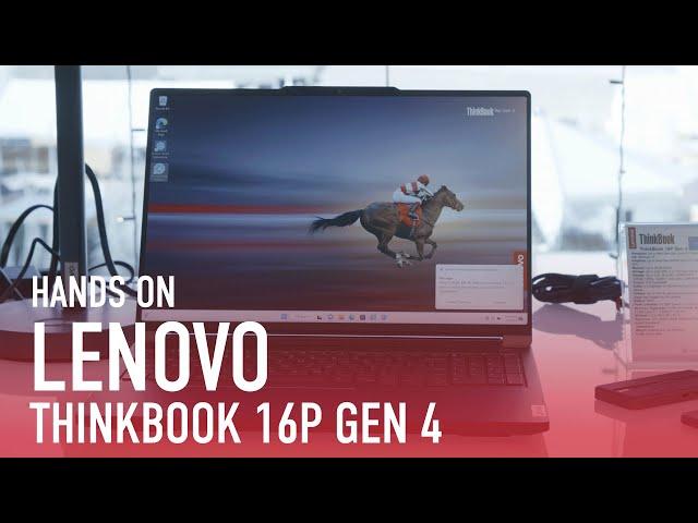 CES 2023 Hands-On: Lenovo's ThinkBook 16p Gen 4 Has 'Magic Bay' Snap-On Cameras, WAN Modules, More