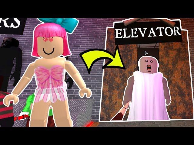 Roblox: GRANNY IS IN THE ELEVATOR!! - SCARY ELEVATOR!