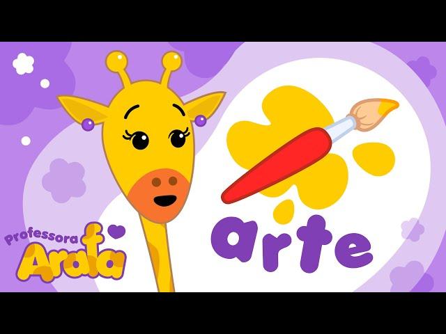 Vamos Todos Enfileirar (Aula de Arte)  com Professora Arafa | Aprendendo com Um Herói do Coração ️