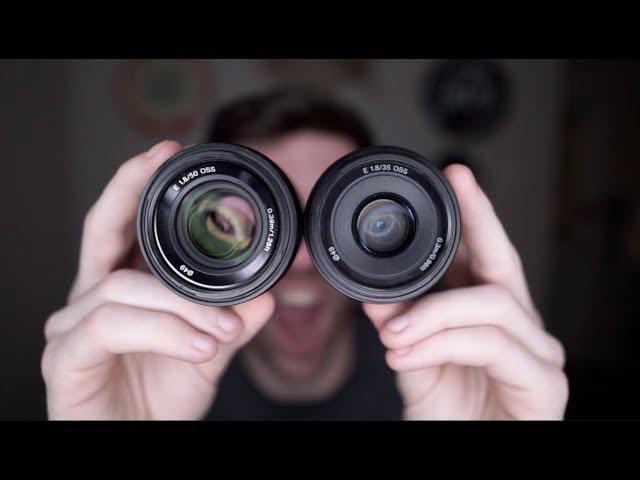 Sony a6000 35mm f1.8 vs 50mm f1.8! (Review)