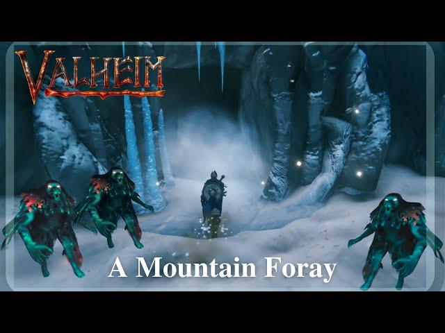 Foray into the Mountains - Part 1! Valheim SOLO Ashlands 2024 Gameplay (Ep22)