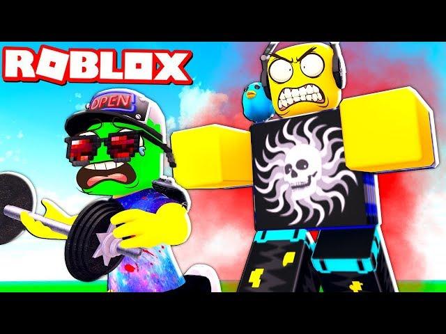 THIS GIANT WON'T LET US SWING! Zadonatil and Bought SUPER POWER PITCHING SIMULATOR in Roblox