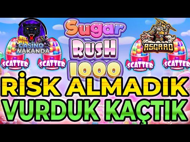 SUGAR RUSH 1000X  SLOT OYUNLARI |VUR KAÇ TUTTU| BİG BASS SPLASH sweet bonanza 1000 big bass bonanza