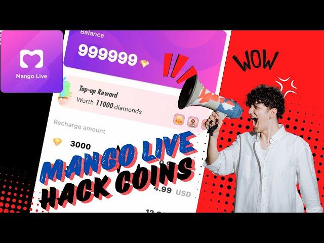 Mango Live Free Diamonds . How To Get Unlimited Diamonds In Mango Live . Mango Live Hack 2024