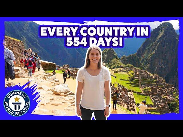 Fastest time to visit every country in the world!  - Guinness World Records