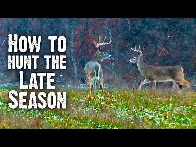 How to Hunt Late Season