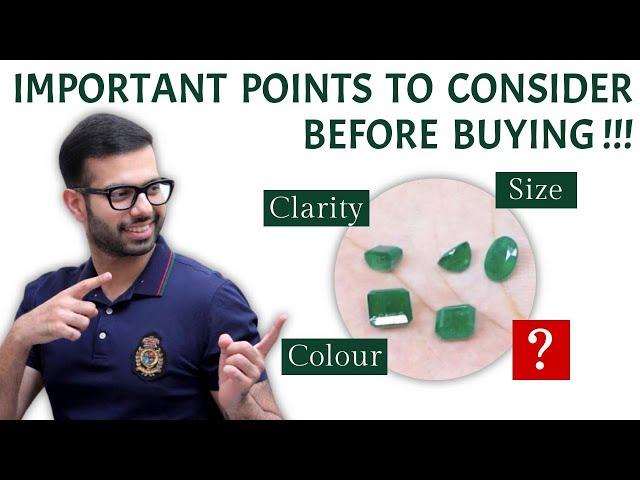 Important Factors to Consider Before Buying Gemstones | Emerald Stone | Gemstone | GemRishi