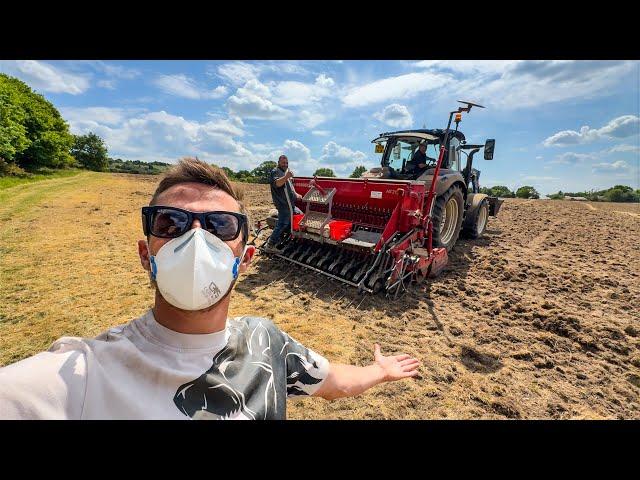Making History on The 110 Acre Farm!!  (Planting 25,000 Pumpkins! )