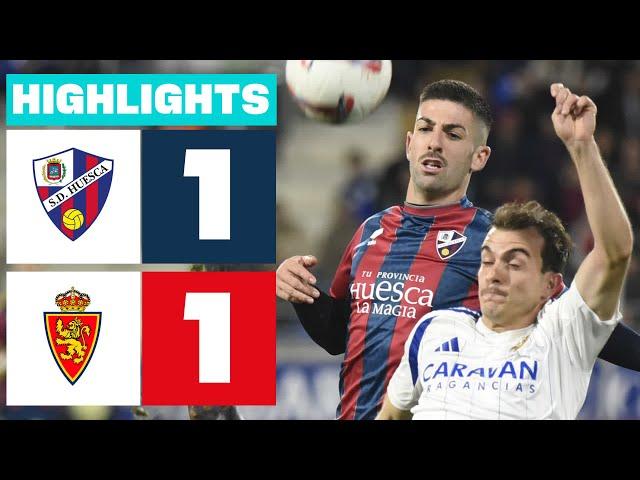 SD HUESCA 1 - 1 REAL ZARAGOZA I HIGHLIGHTS LALIGA HYPERMOTION