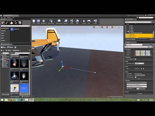 Unreal Engine 4 Road Tool in Blueprints with Spline and SplineMesh  - Part 1 Spline Components