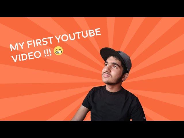 My First Youtube Video! | Yash Makan