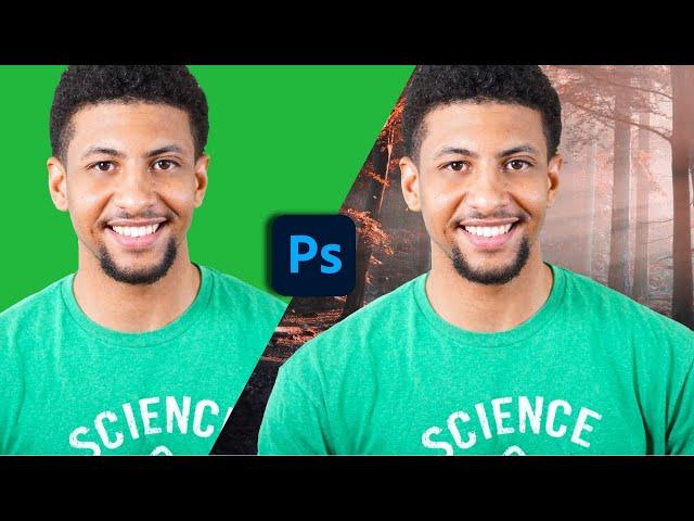 How to Remove Image Green Screen In Adobe Photoshop