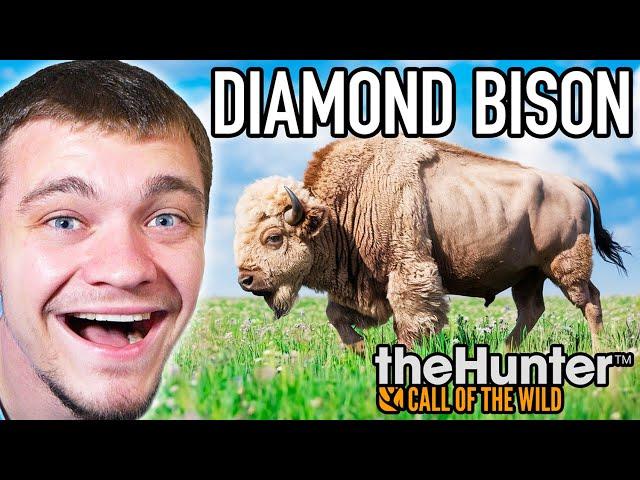 Hunting Down a RARE Diamond Bison!