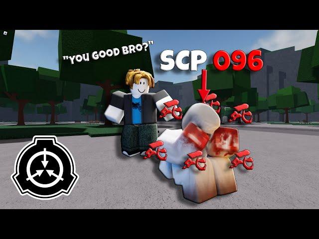 Trolling Players As SCP 096 With Death Counter | The Strongest Battlegrounds