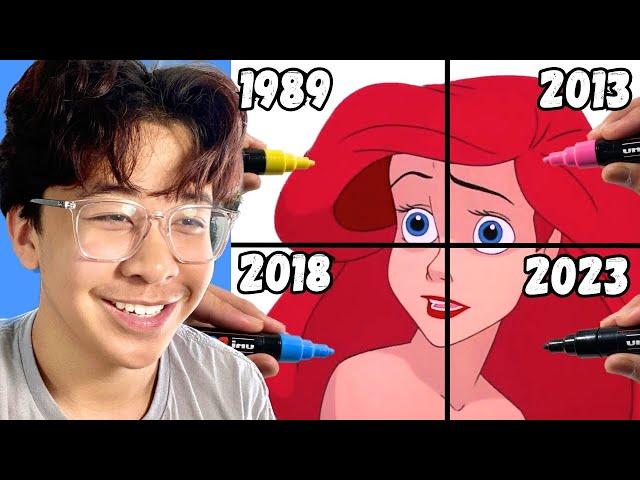 Drawing ARIEL Throughout The Years (1989-2023)