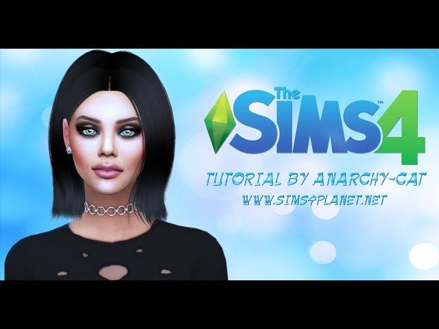 The Sims 4: Создаем текстуру волос