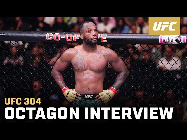 Leon Edwards Octagon Interview | UFC 304