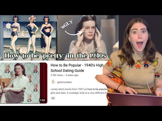 Reacting to 1940s Beauty Advice Guides... (is this good advice?)