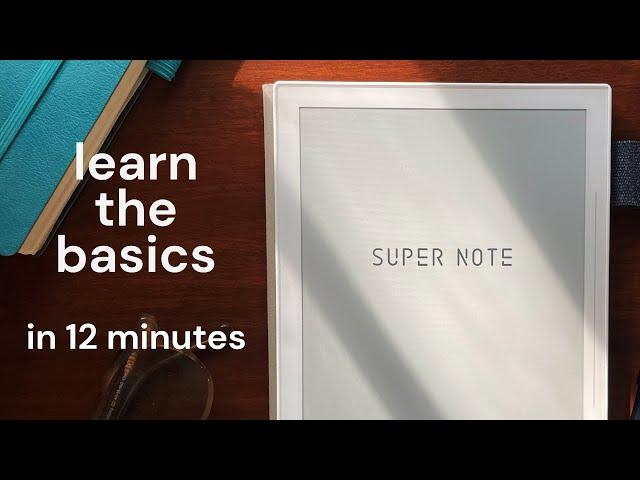 Supernote features beginner guide (2022) | basic tutorial on keywords, Kindle & more