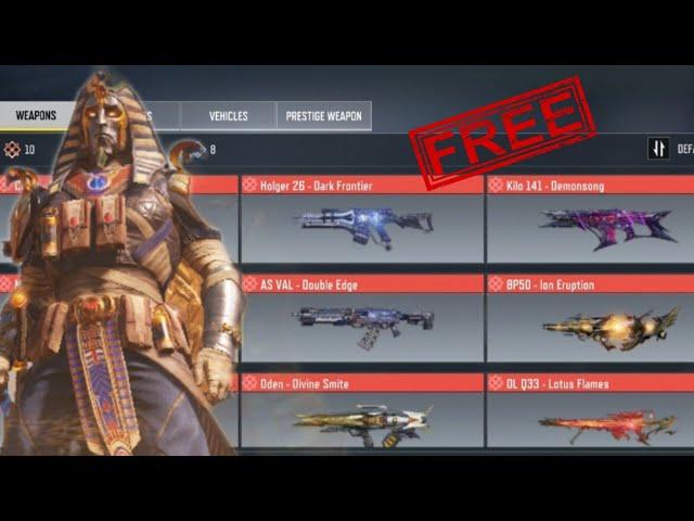 How To Get FREE MYTHIC + LEGENDARYWeapons in CODM! (Easy) New Test Server 2024