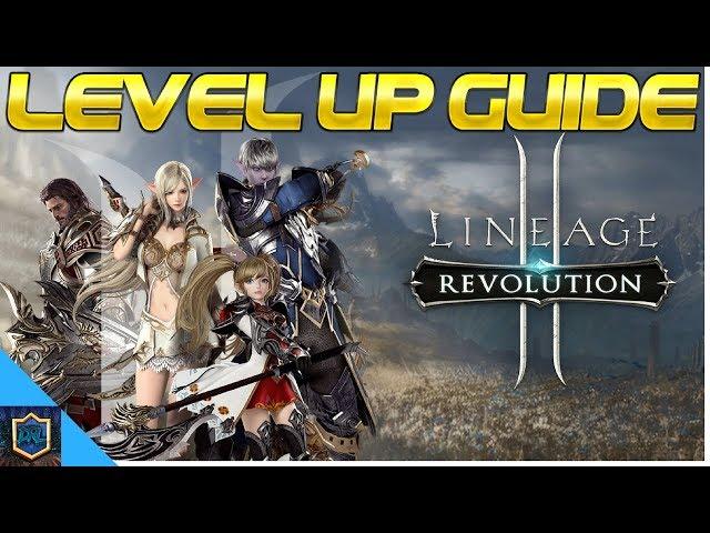 Lineage 2 Revolution | Tips To Level Up Fast  | Lineage 2 Beginners Guide | Level Up Guide & Quests