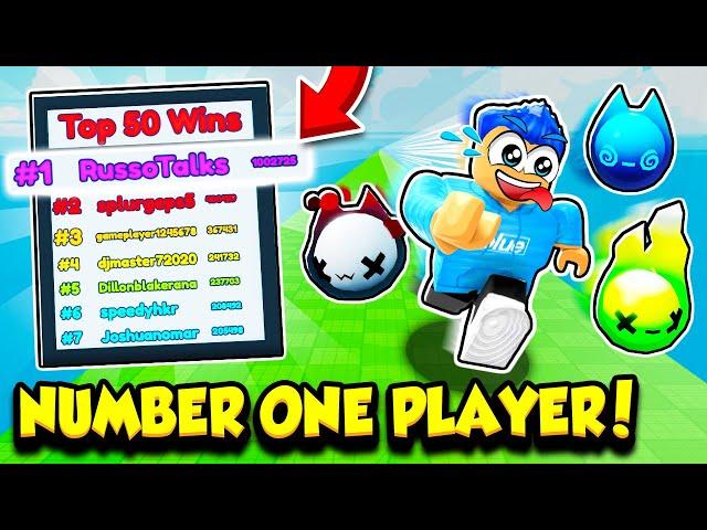 Becoming The NUMBER ONE FASTEST PLAYER In Race Clicker!!