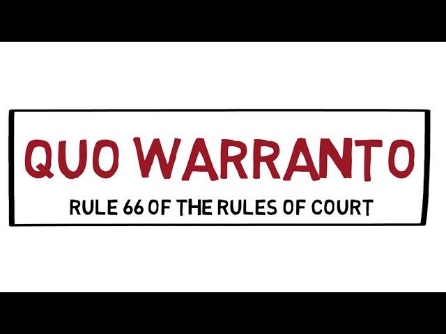 Quo Warranto