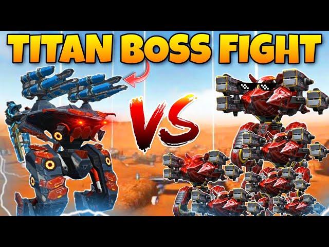  1vs6 AO MING VS AO QIN ARMY TITAN BOSS FIGHT SKIRMISH CONCEPT || WAR ROBOTS ||