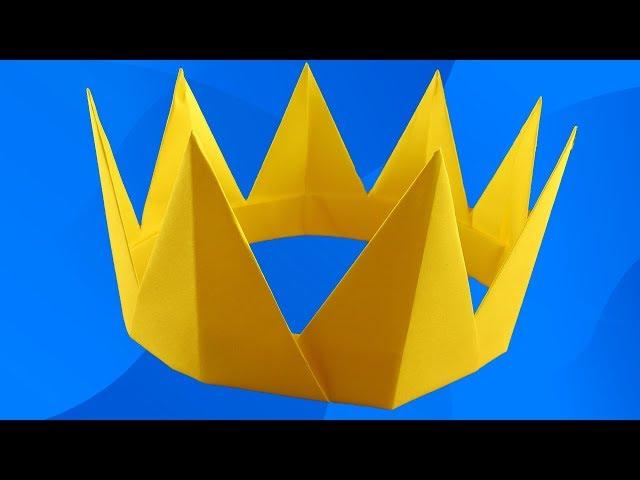 How To Make A Paper Crown - Origami