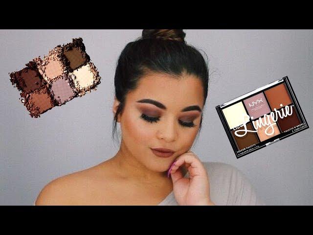 NYX LID LINGERIE all MATTE Smokey Eye Tutorial / First Impression and Review | Michelle Alvarez