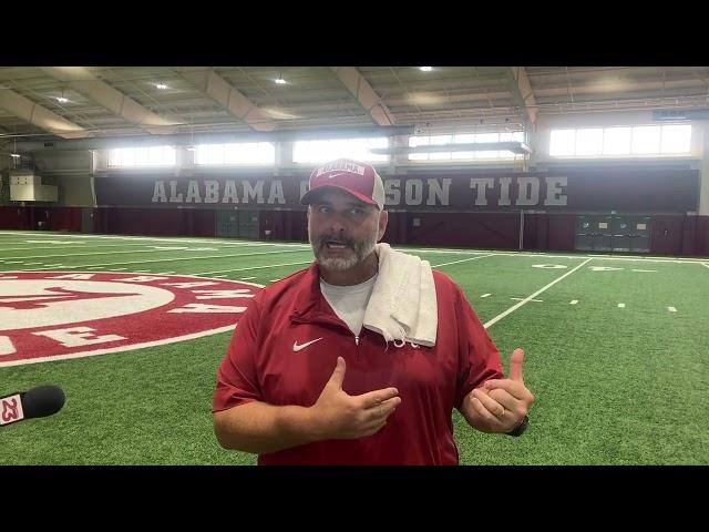 Alabama OL Coach Chris Kapilovic: South Carolina Week