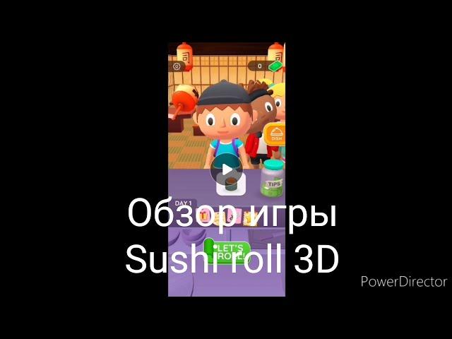 Обзор игры Sushi roll 3D