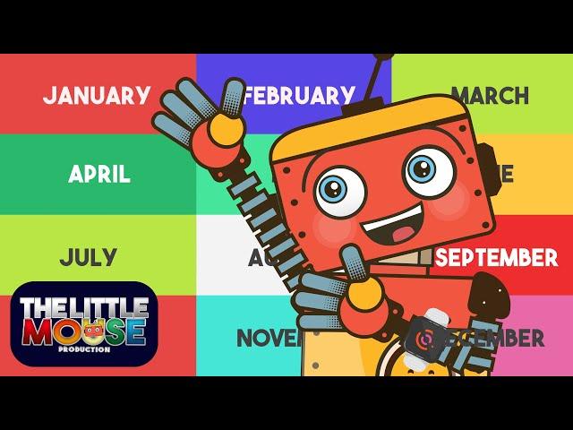 The Months of the Year | Educational for kids | The Little Mouse Production
