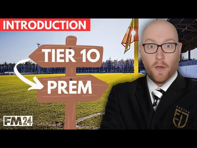 TIER 10 TO PREM | FM24 ENGLAND YOUTH ACADEMY CHALLENGE! | INTRO