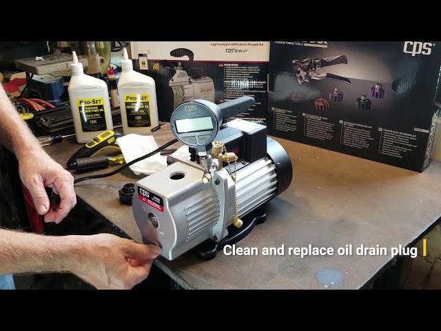 CPS Products Tech Tips: Vacuum Pump Oil Change Out