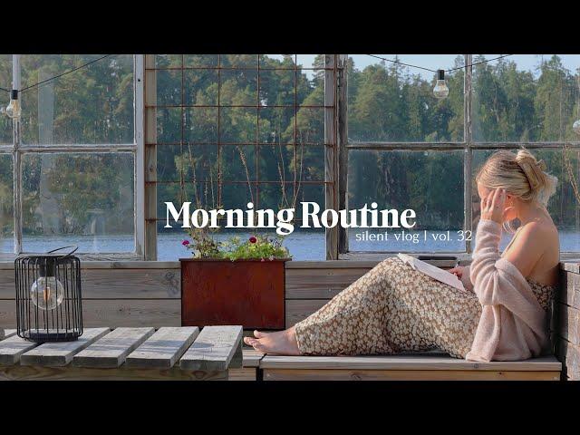 Swedish Morning Routine  |  Peaceful habits for a grounded & balanced life [silent vlog]