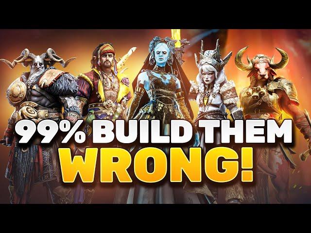 #1 PRO in RAID Ranks BEST SUPPORTS (w/ Builds) EVERY FACTION!