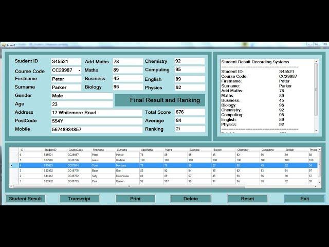 How to Create Student Database Management Systems using SQLite in Visual Basic.Net - Part 1 of 3