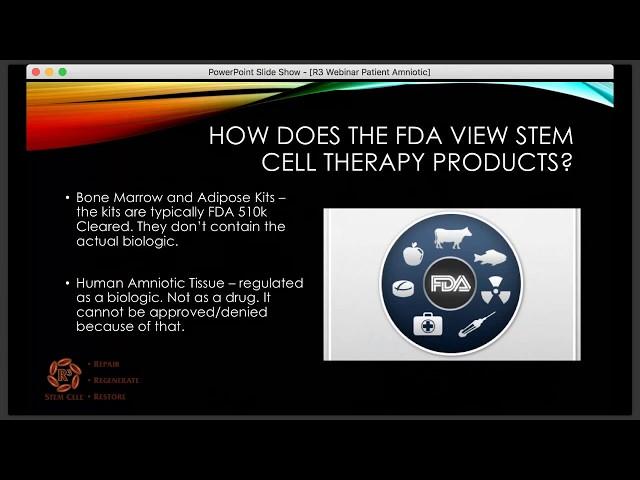 R3 Stem Cell Webinar - The 411 on Amniotic Stem Cell Therapy
