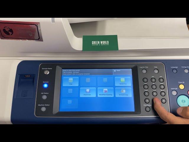 Xerox WorkCentre 75xx 78xx Series Fuser Counter Reset Tutorial