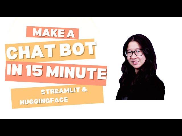 Build a Chatbot in 15 Minutes with Streamlit & Hugging Face Using DialoGPT