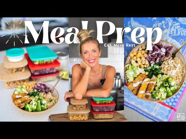 High Protein Vegan Meal Prep (5 Days of Meals in Just 1 Hour)!