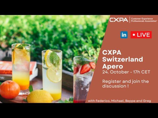 CXPA Switzerland Aperitif 24. October