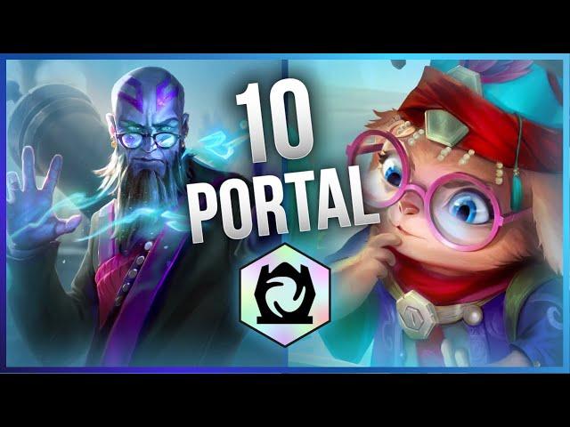 TFT 10 PORTAL BROKEN TEAM COMP | Giga Portal Gives Free Items and Lots of Damage!