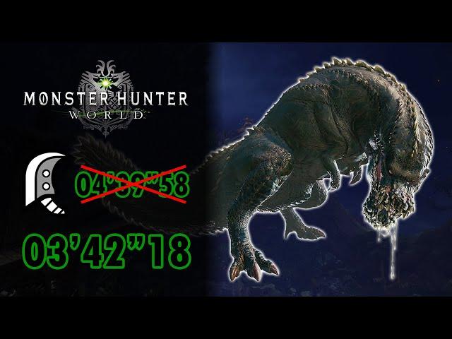 MHW | Deviljho 03'42"18 Great Sword Solo