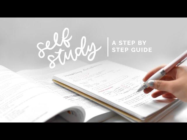 how to self study  a step by step guide