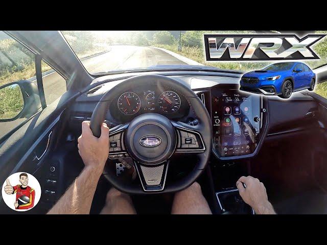 The 2022 Subaru WRX Manual is Carefree Fun - On or Off Pavement (POV Drive Review)